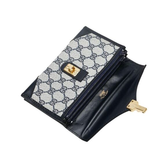 Pre Loved Gucci Women Navy Wallets - Picture 6 of 8